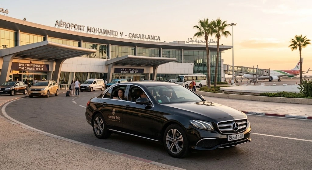Transfert aéroport sans stress entre Rabat et Casablanca